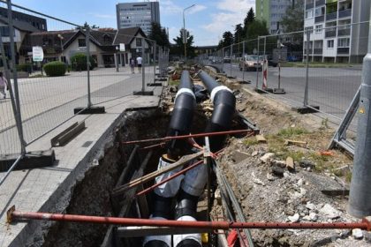 Najdlhsia vymena horucovodu v Ceskoslovensku
