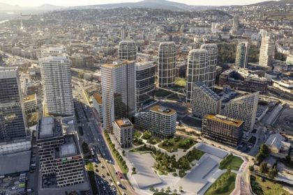 Stometrova veza v centre Bratislavy Developer ziada o posledne povolenie
