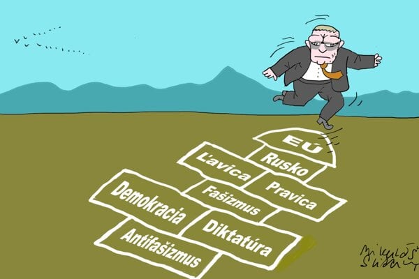 Karikatura dna Skakacka