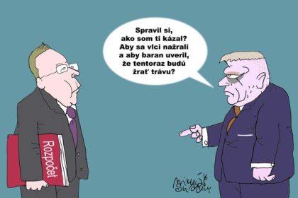 Karikatura dna Konsolidacia