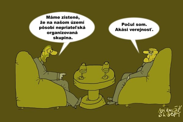 Karikatura dna Tajna porada