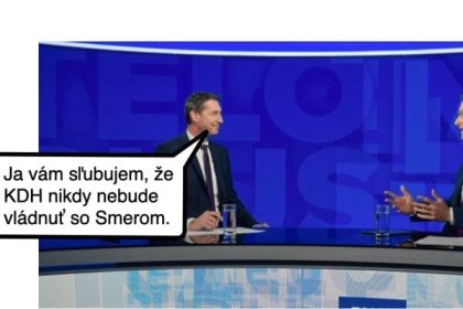 Cynicka obluda Ked slubuje Majersky