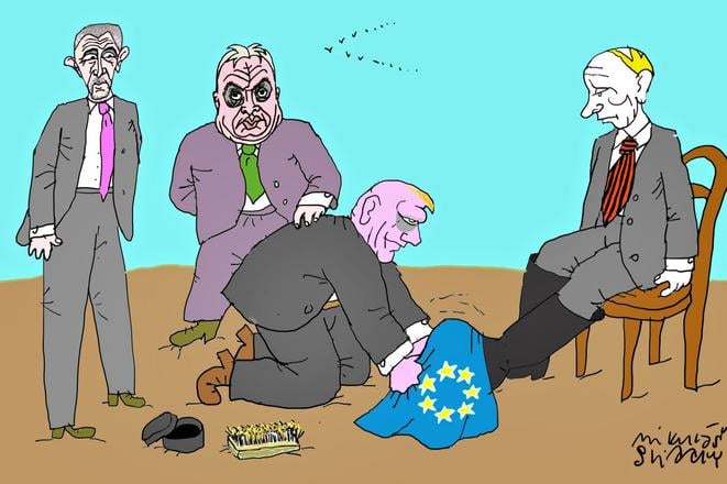 Karikatura dna K vasim sluzbam