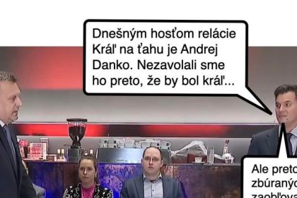 Cynicka obluda Andrej Danko nasiel svoju relaciu