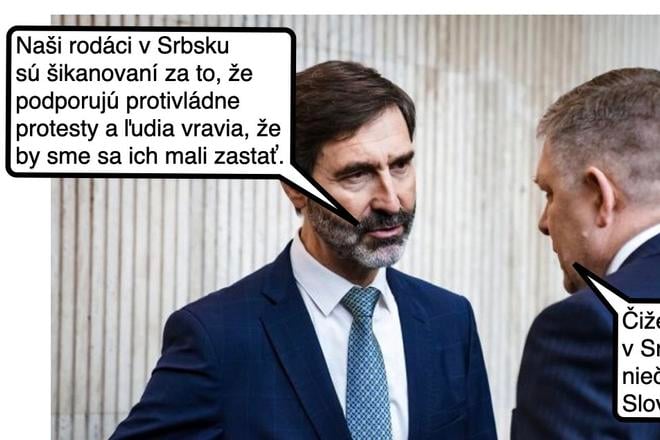 Cynicka obluda rekapituluje Ako pomahali krajanom