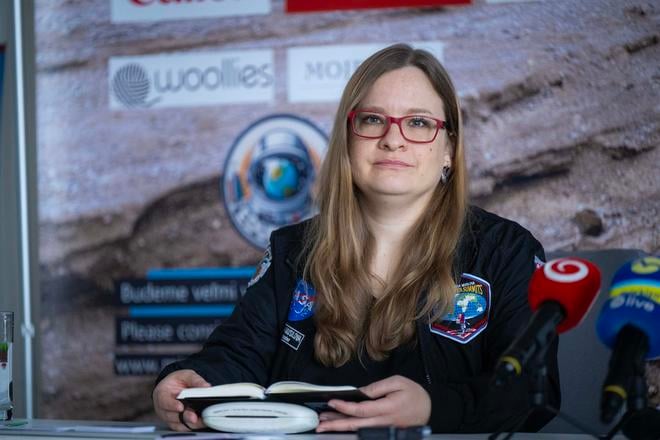 Astrobiologicka Michaela Musilova vykona simulovanu vesmirnu misiu pod vodou