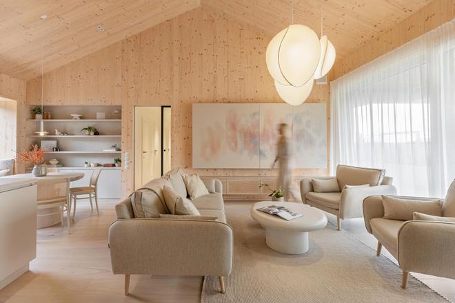 Drevodom ktory klame telom Dizajneri v dome pri Prahe vytvorili modernu oazu