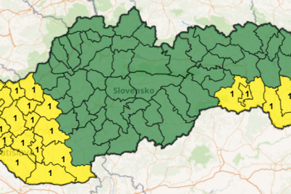 Vo viacerch lokalitch sa v sobotu veer oakva silnej vietor