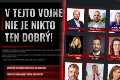 Machala kritizuje novinrov a hlasy agresora reaguj kontrazoznamom banderovcov Dezinfomajak 87