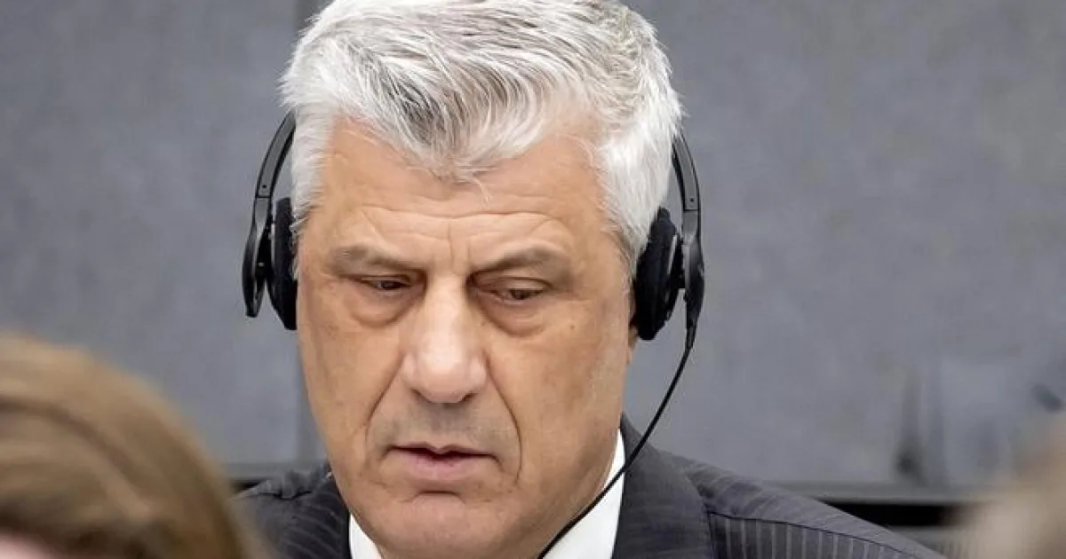 Bývalý kosovský prezident Thaci dostal 25 rokov väzenia