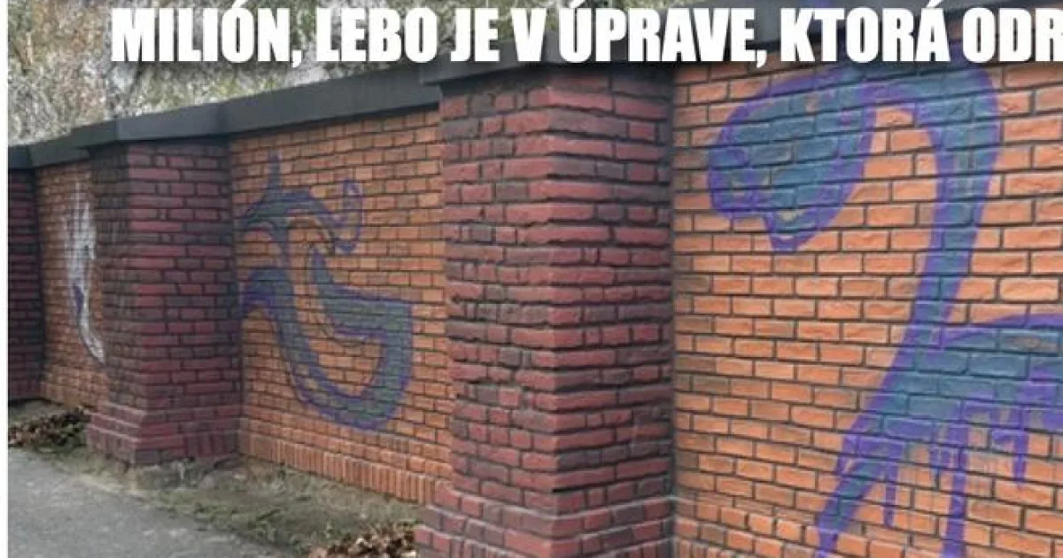 Cynická obluda: Sprejerom to nikto nevravil