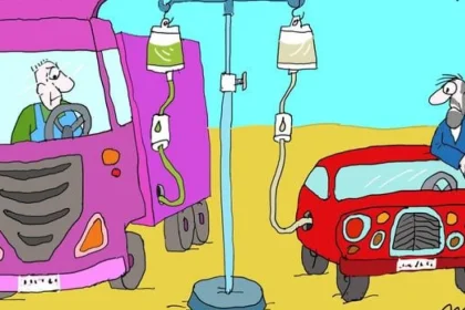 Dnešná karikatúra: Politici napojení na infúzie