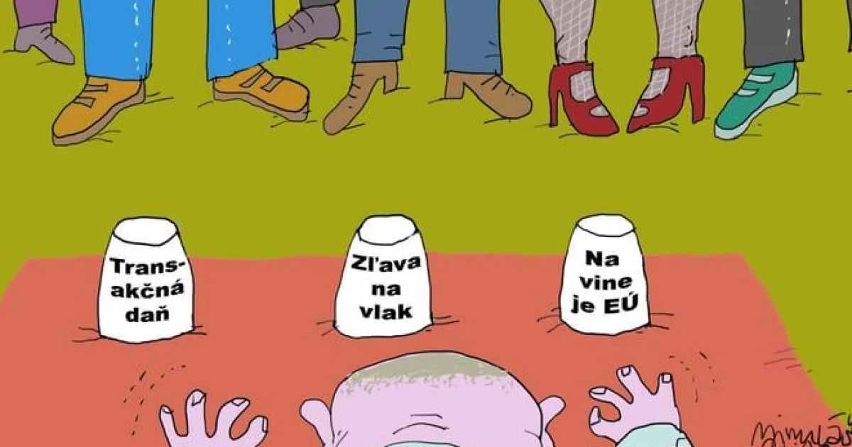 Dnešná karikatúra: Škrupinkár a jeho typické činy