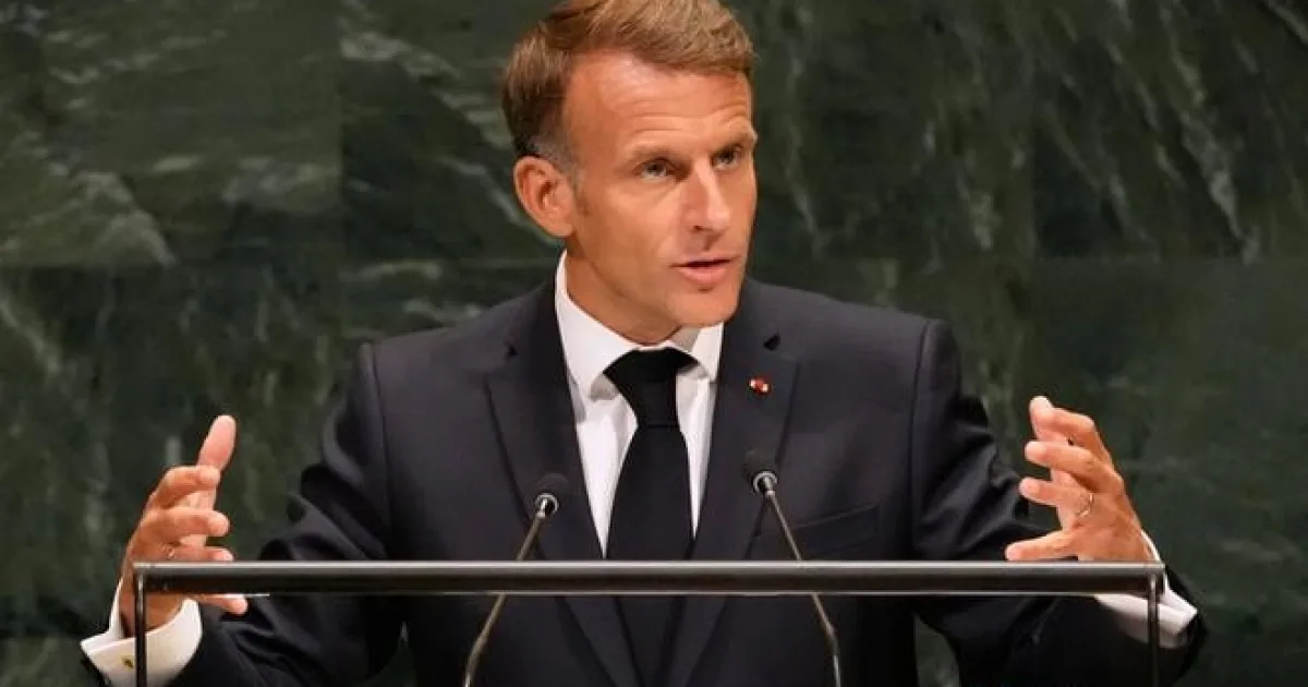 Izrael odsúdil „grotesknú absurdnosť“ Macronových vyjadrení v OSN o Západnom brehu