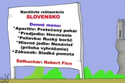 Karikatúra dňa: Politické menu plné prekvapení a chutí
