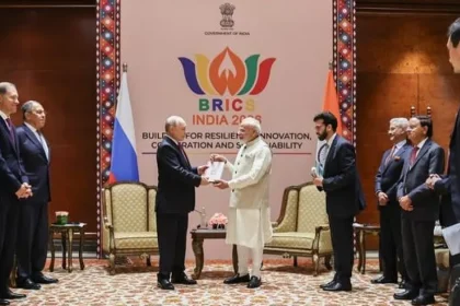 Putin pricestoval do Indie na samit zoskupenia BRICS
