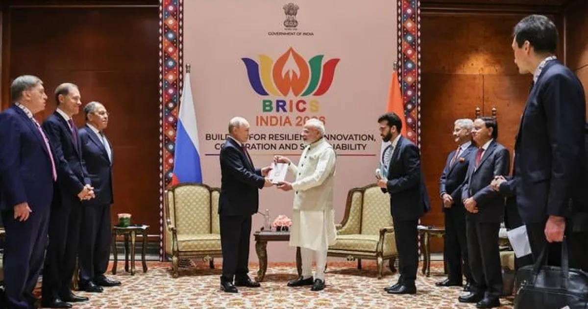 Putin pricestoval do Indie na samit zoskupenia BRICS