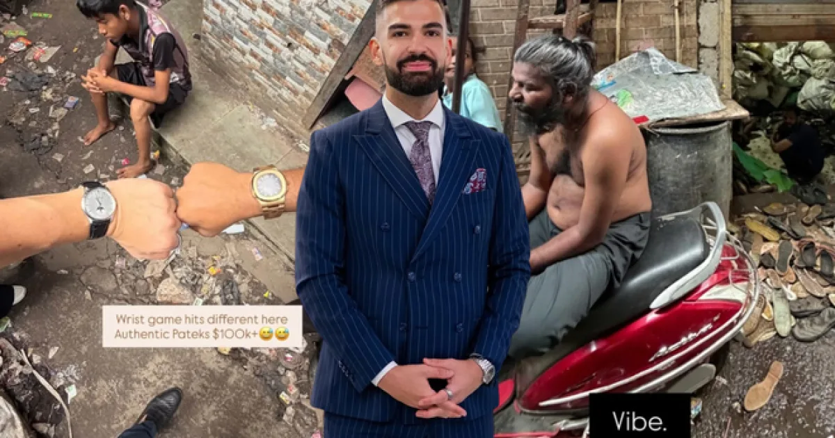 Šéf Gymbeamu čelil kritike za storky z Indie, v slume porovnával hodinky