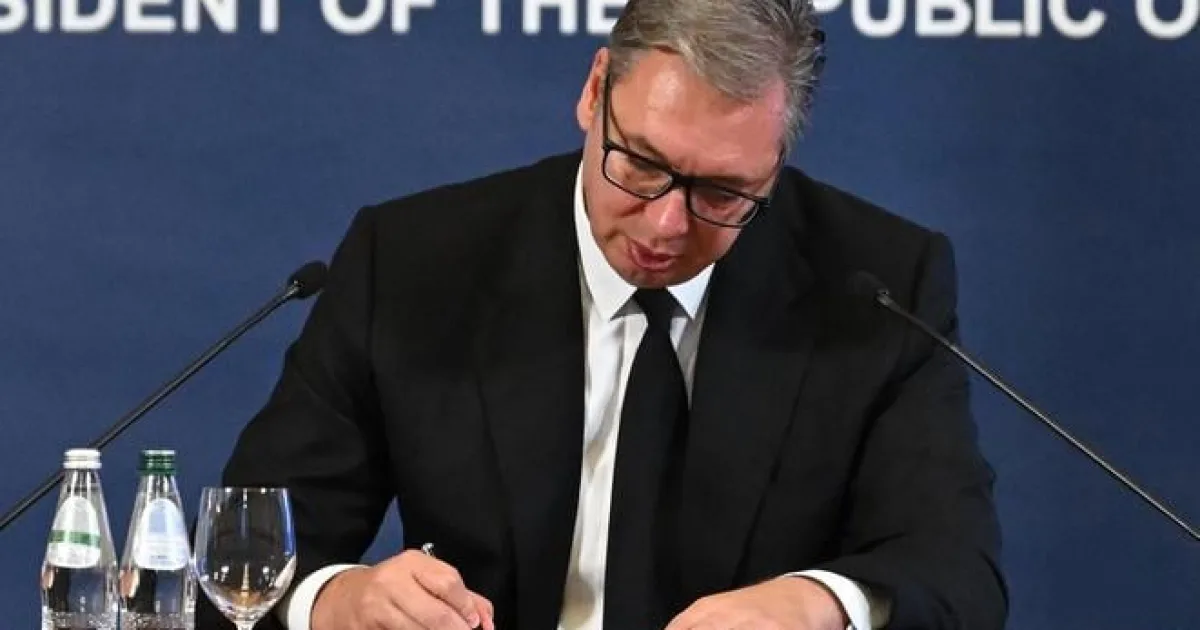 Vučič delegoval prezidentské kompetencie na predsedníčku parlamentu Brnabičovú