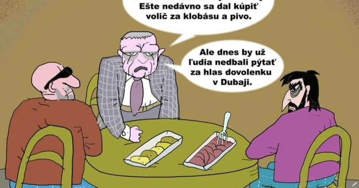 Karikatúra dňa: Drahý volič, ktorý zaplatí za všetko