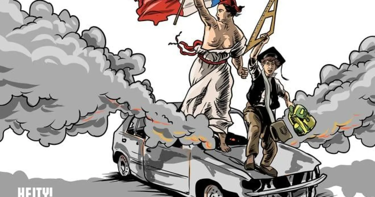 Karikatúra dňa: Liberté, égalité, fraternité?