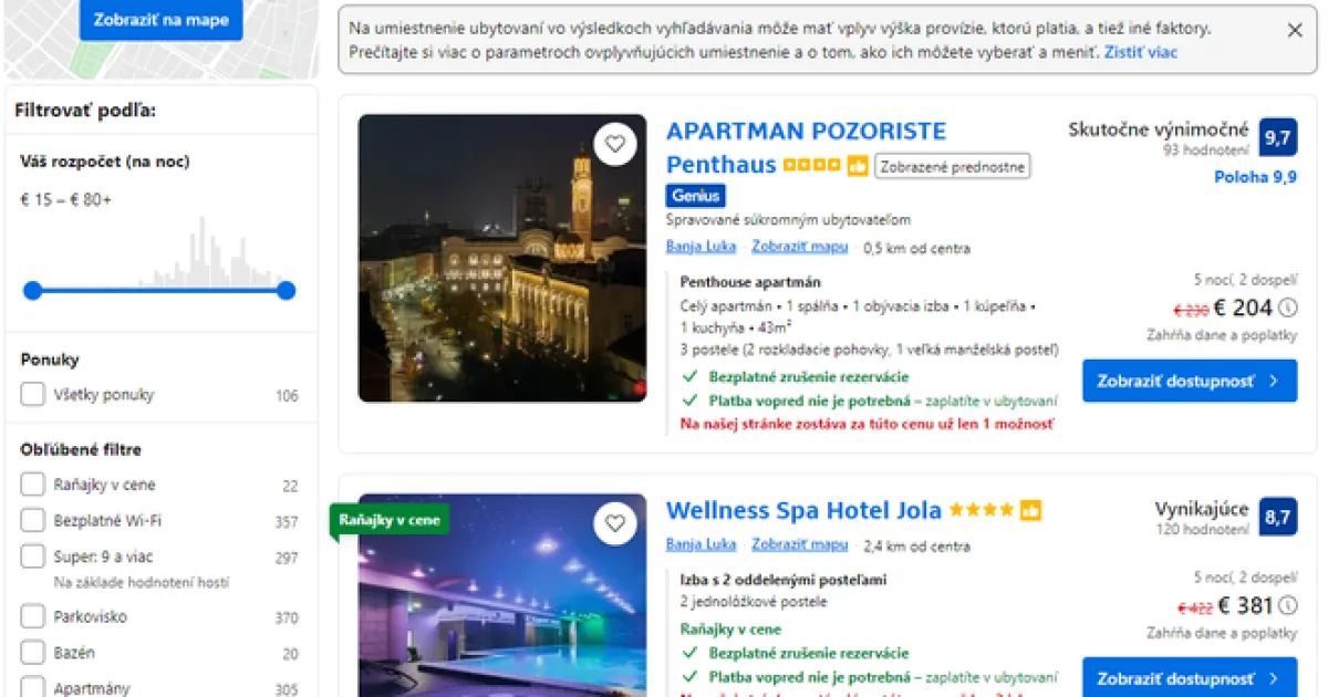 Komisia preveruje Booking.com pre podozrenie z podvodných inzerátov a phishingu