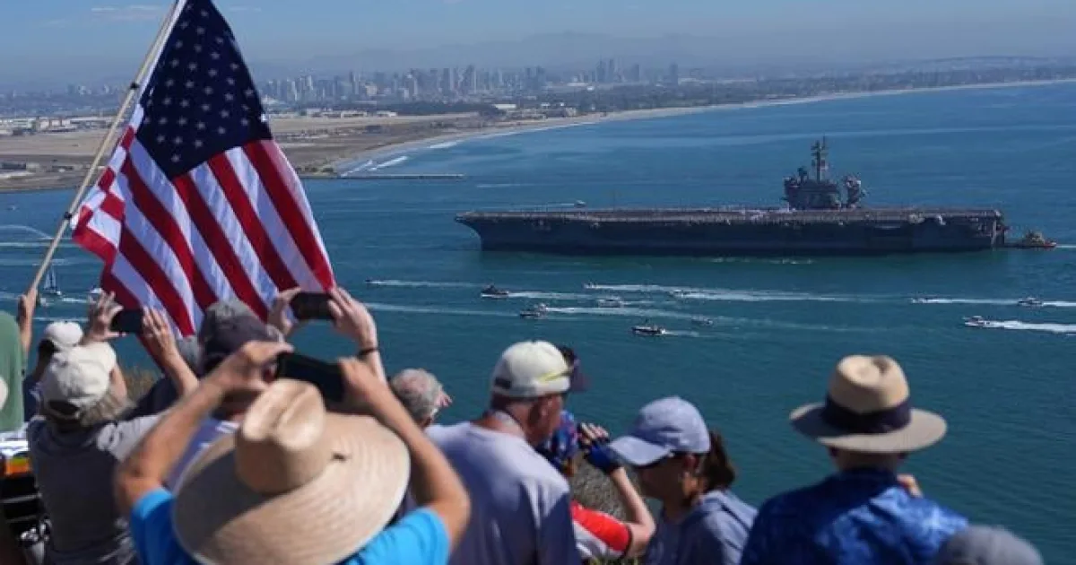Lietadlová loď USS Abraham Lincoln sa vrátila do San Diega