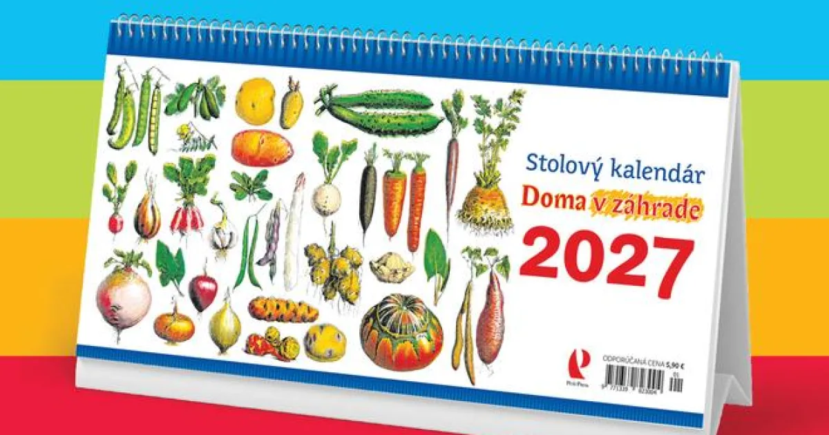 Stolový kalendár Doma v záhrade na rok 2027