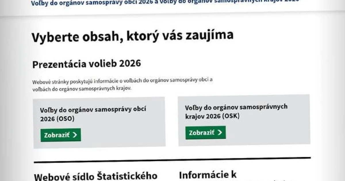 Zasiahne globálny IT výpadok voľby? Štatistický úrad ubezpečuje o bezpečnosti systému